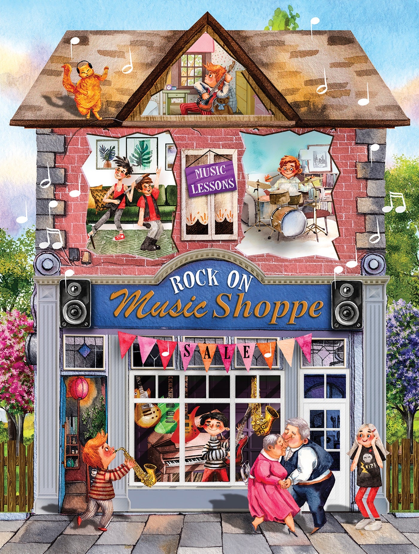 Music House 500 pc Jigsaw Puzzle 29838