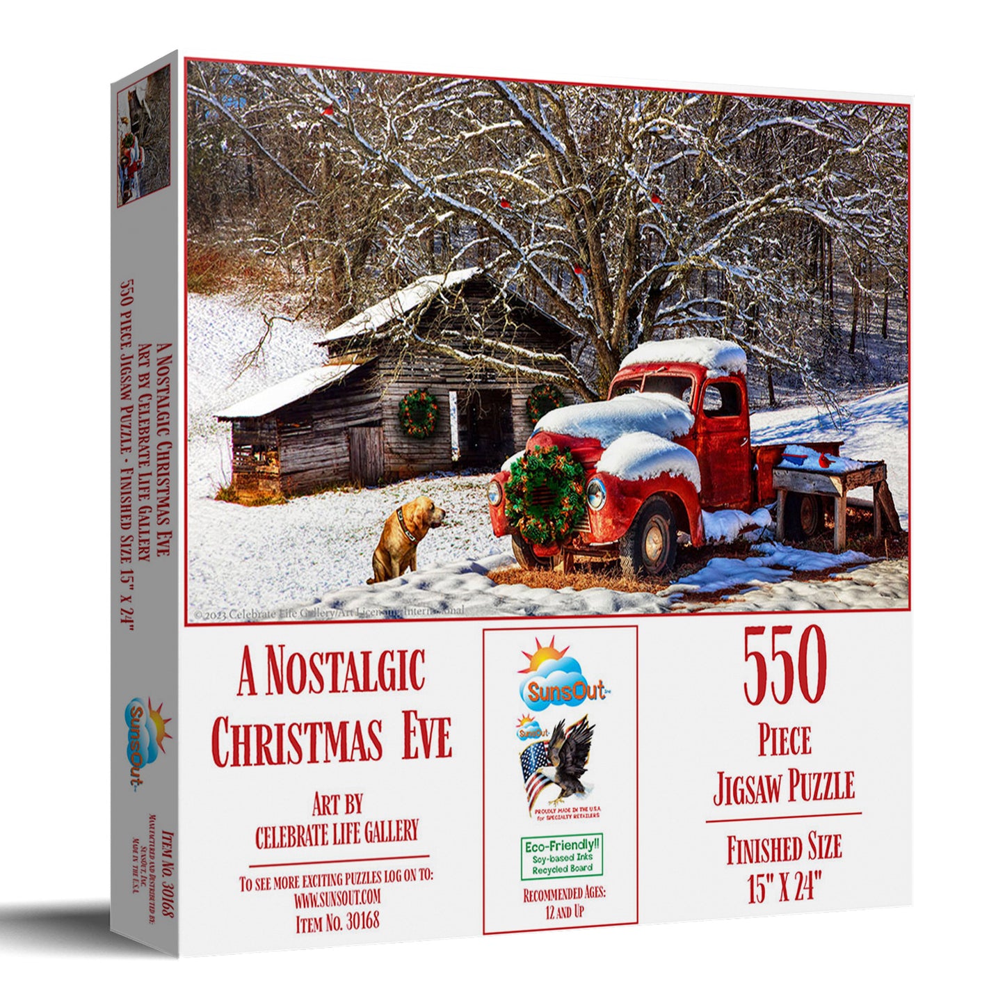 A Nostalgic Christmas Eve 550 pc Jigsaw Puzzle 30168