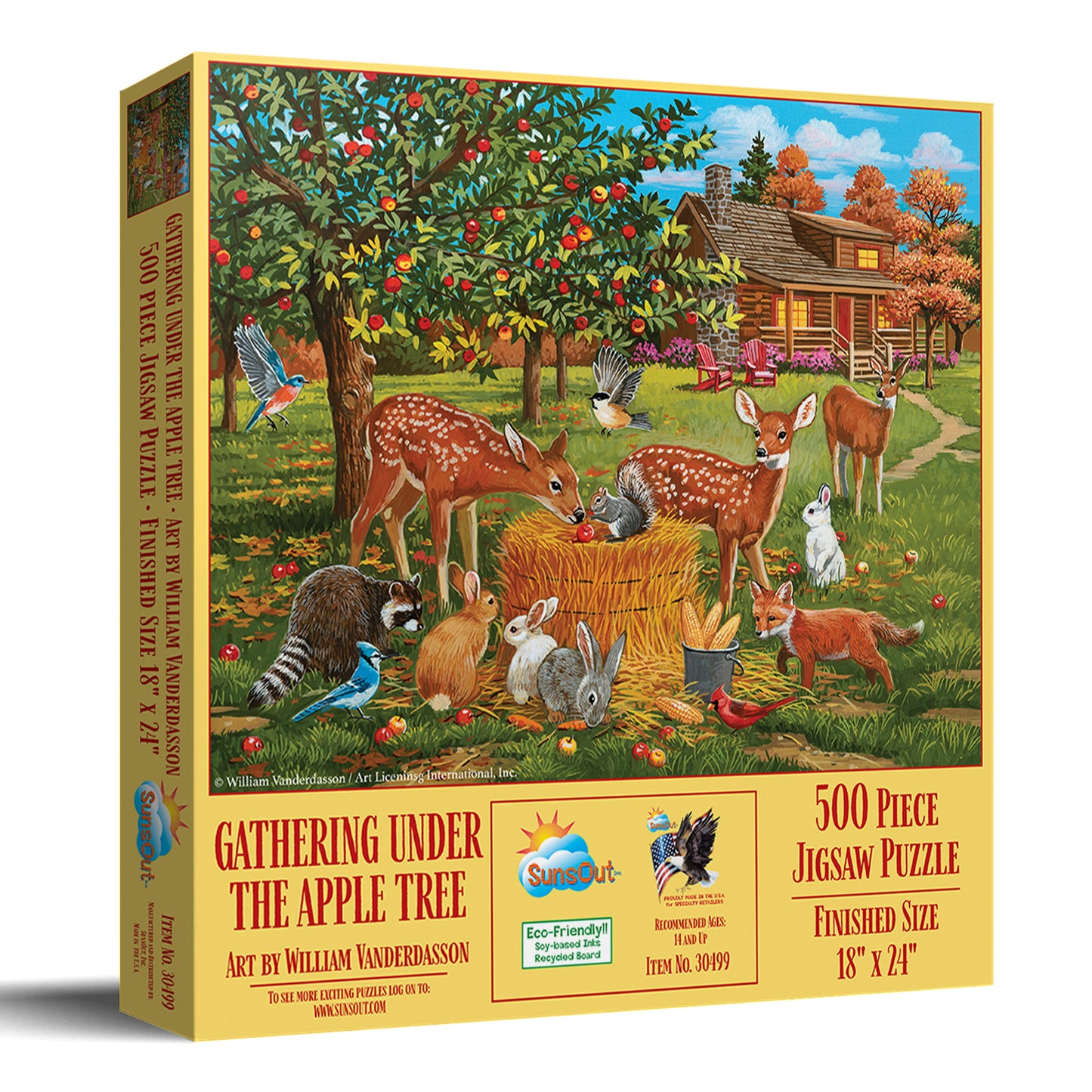 Gathering under the AppleTree 500 pc Jigsaw Puzzle 30499