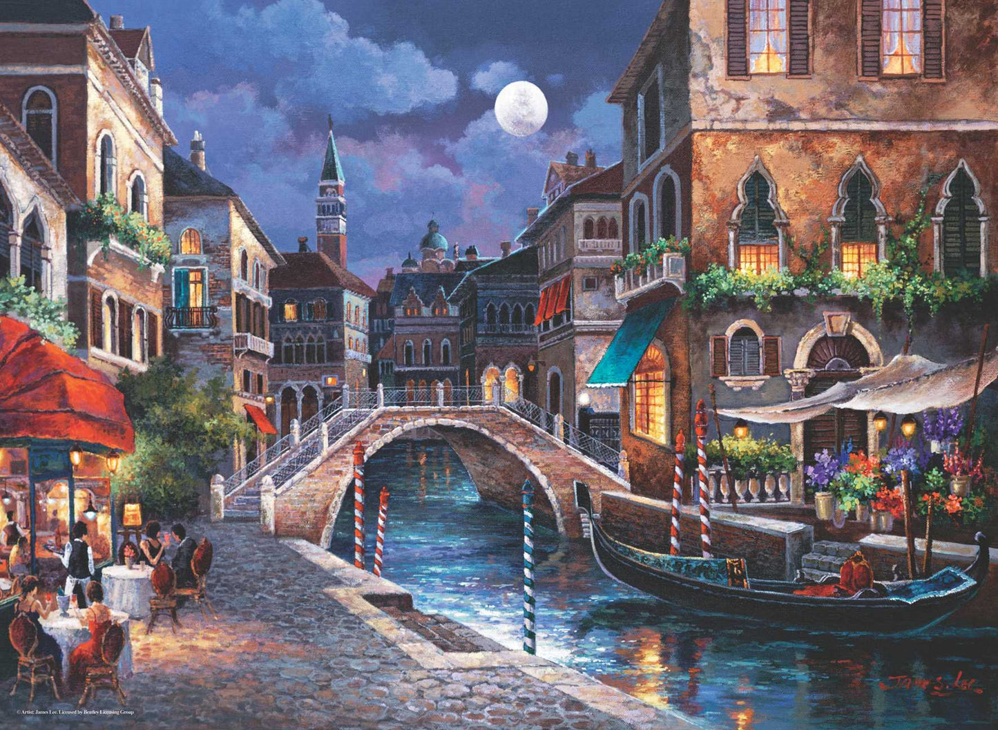Streets of Venice II 1000 pc Jigsaw Puzzle 3087