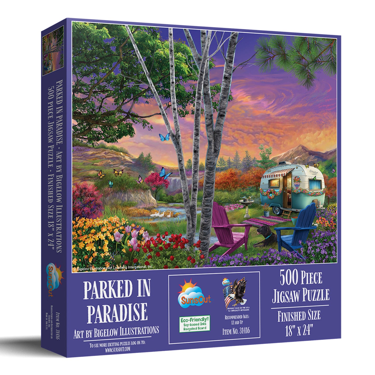 Parked in Paradise 500 pc Jigsaw Puzzle 31416