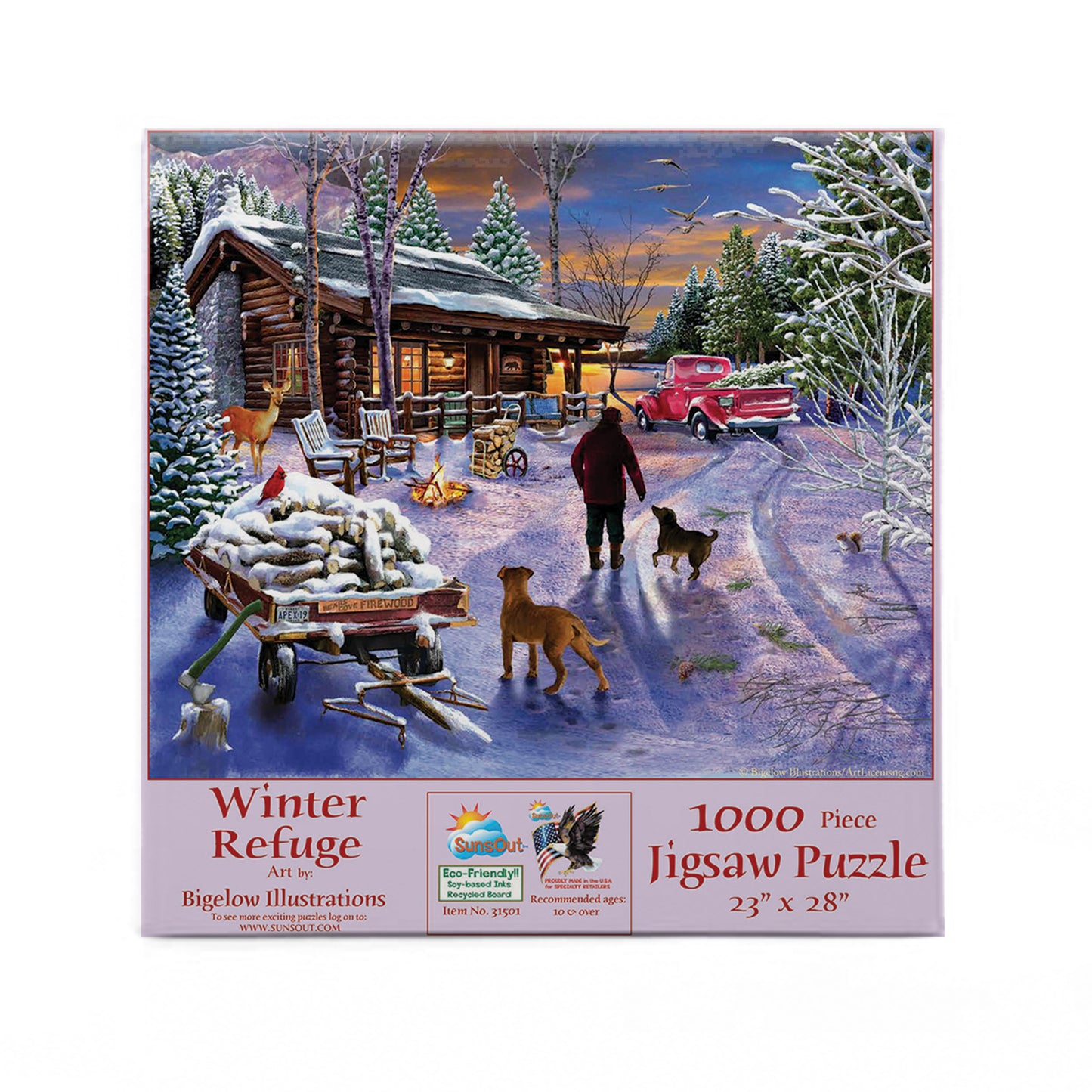 Winter Refuge 1000 pc Jigsaw Puzzle 31501