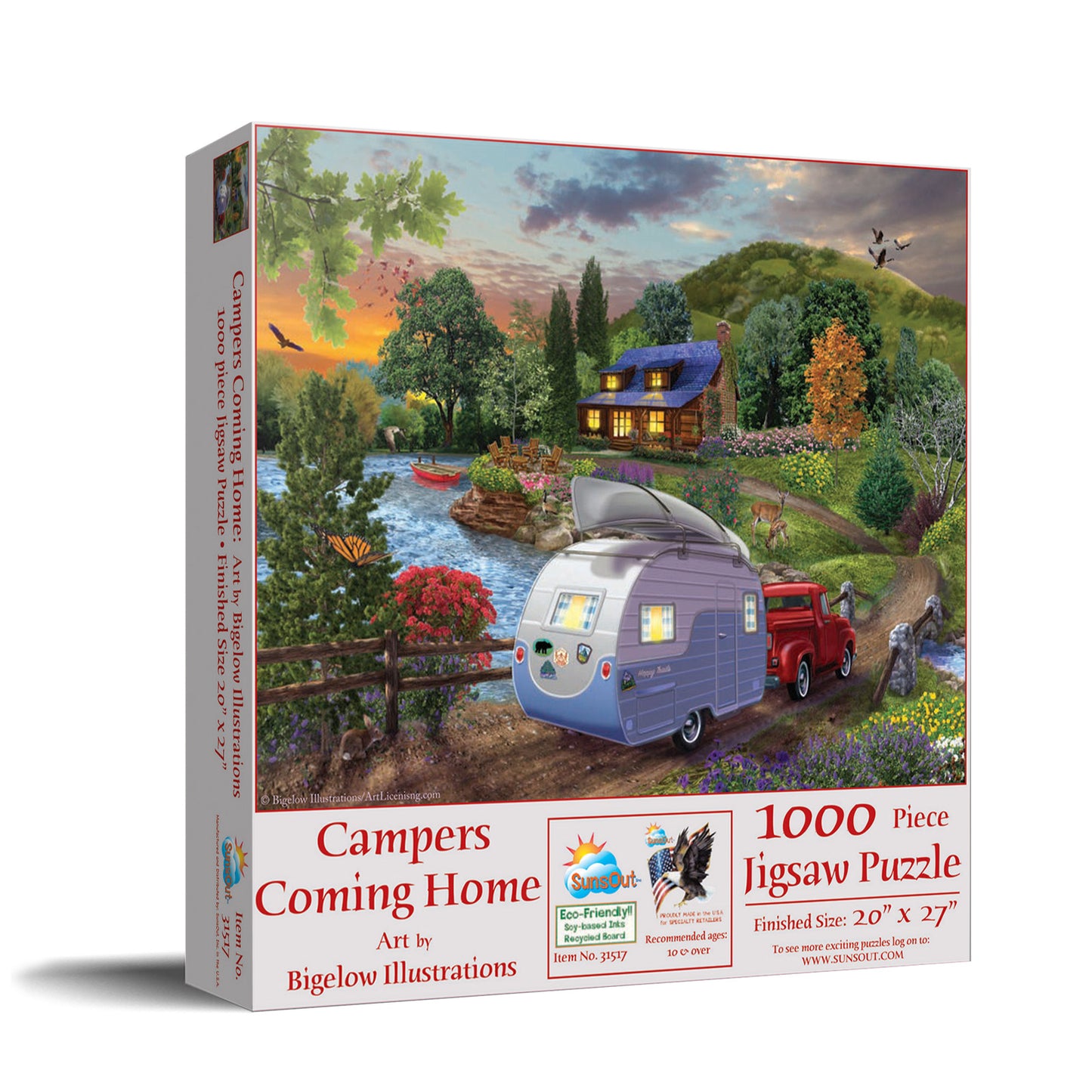 Campers Coming Home 1000 pc Jigsaw Puzzle 31517