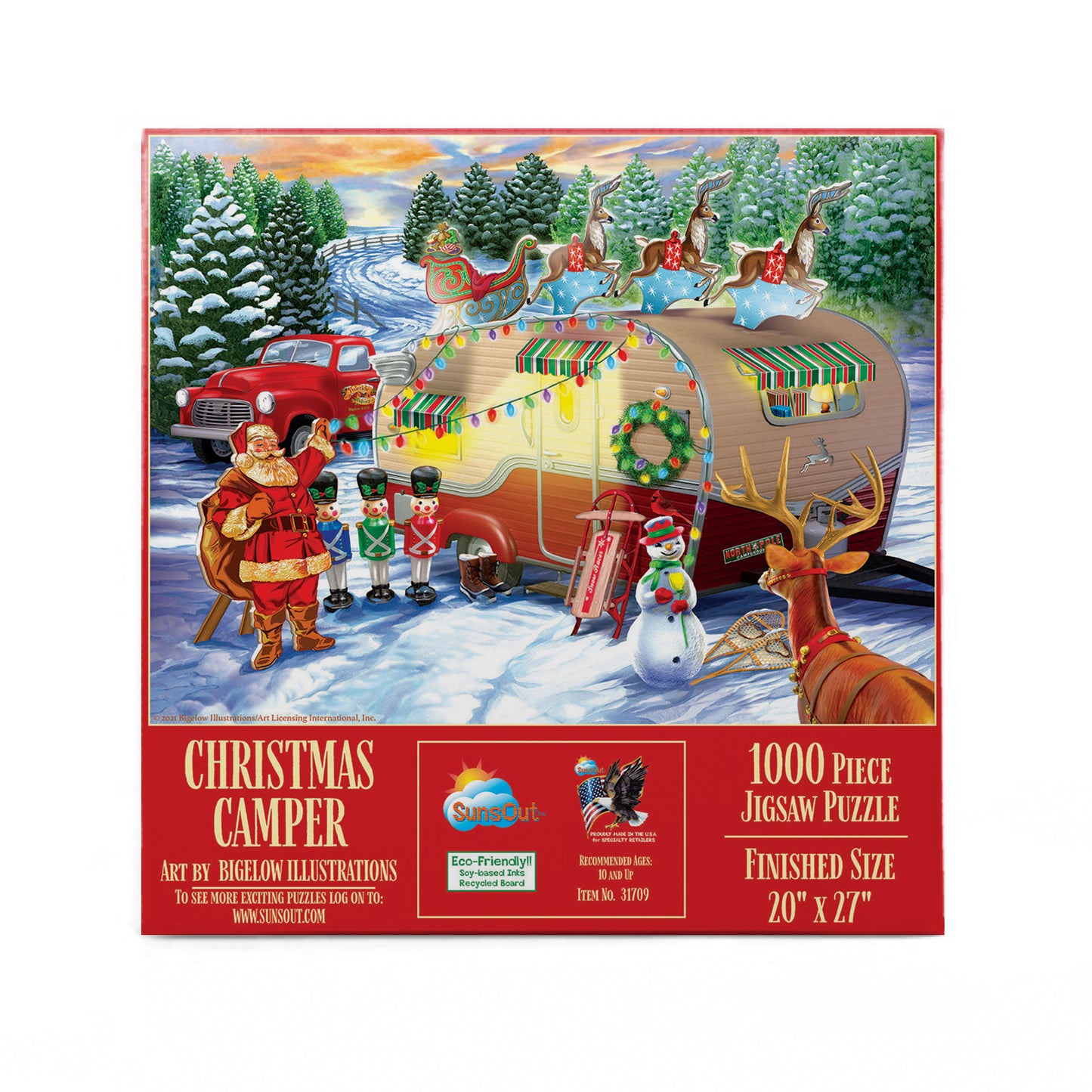 Christmas Campers 1000 pc Jigsaw Puzzle 31709