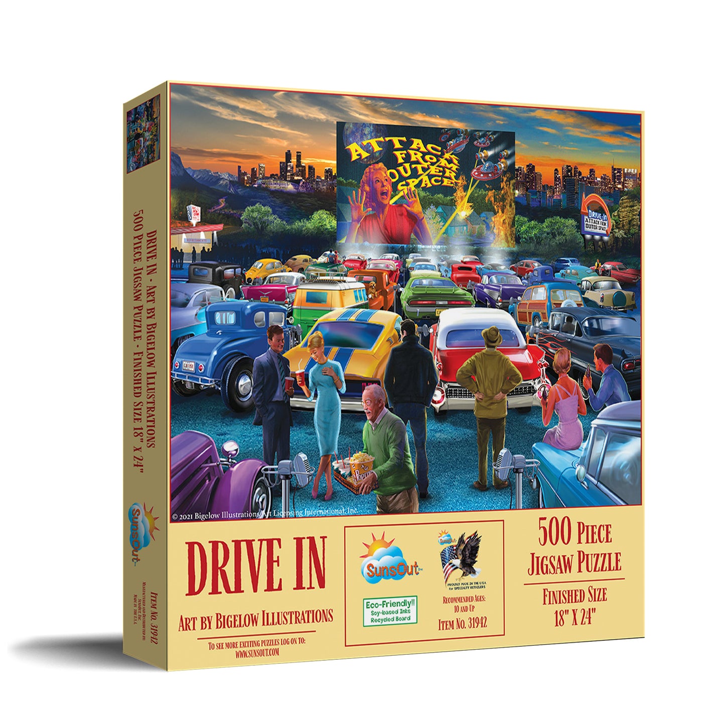 Drive In 500 pc Jigsaw Puzzle 31942