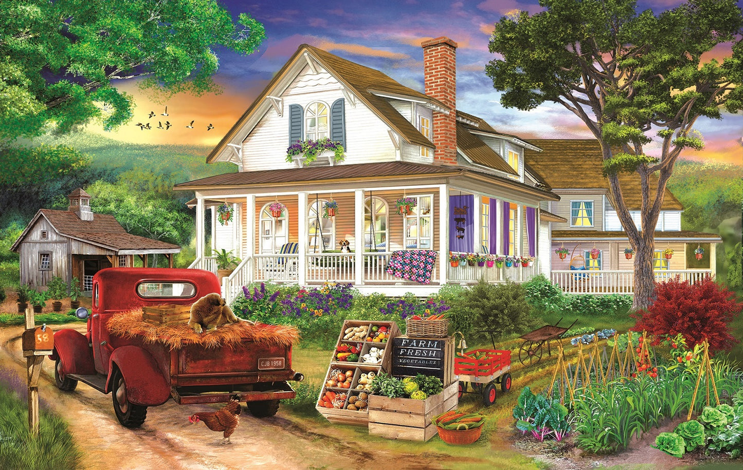 Our Country Home 550 pc Jigsaw Puzzle 31963