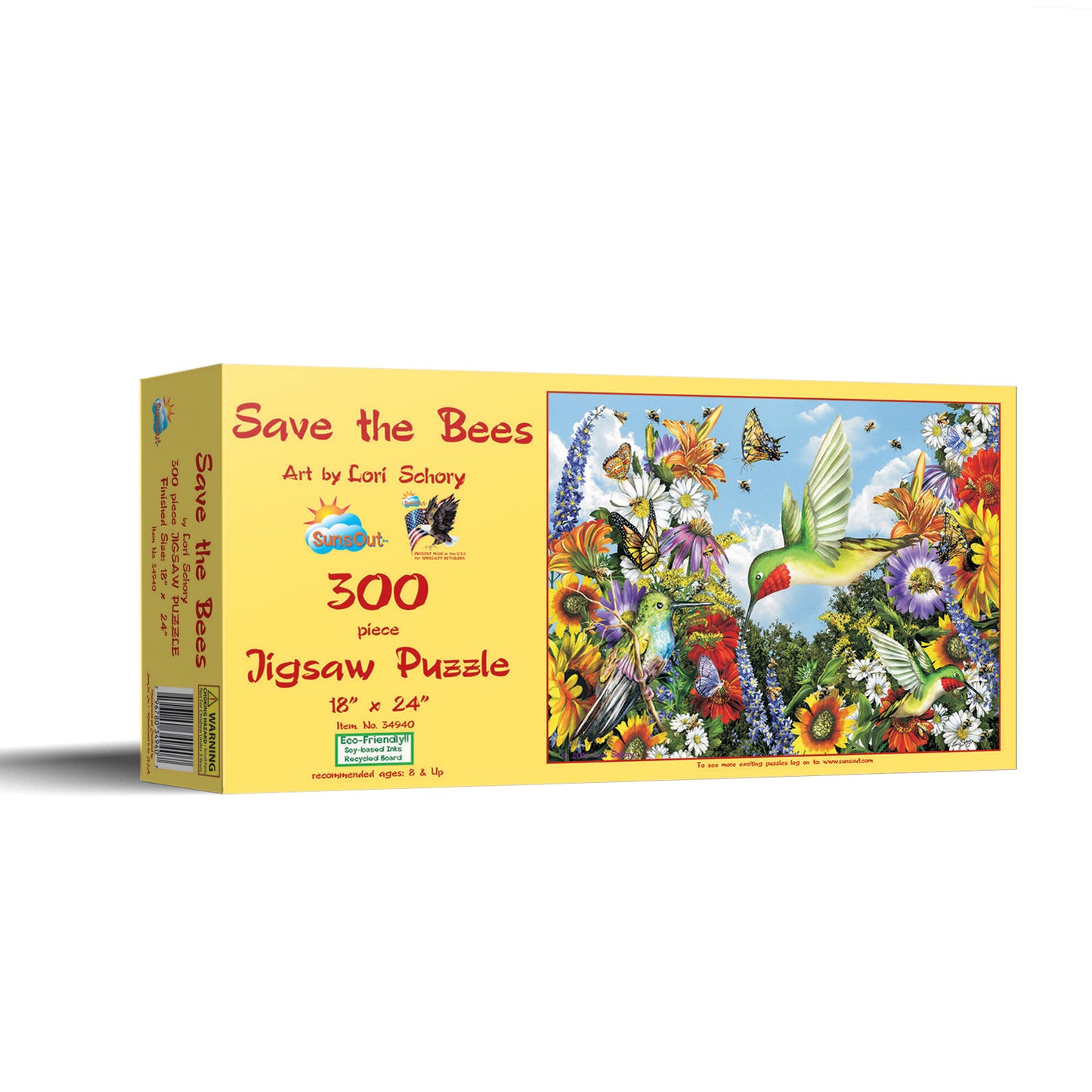 Save the Bees 300 pc Jigsaw Puzzle 34940