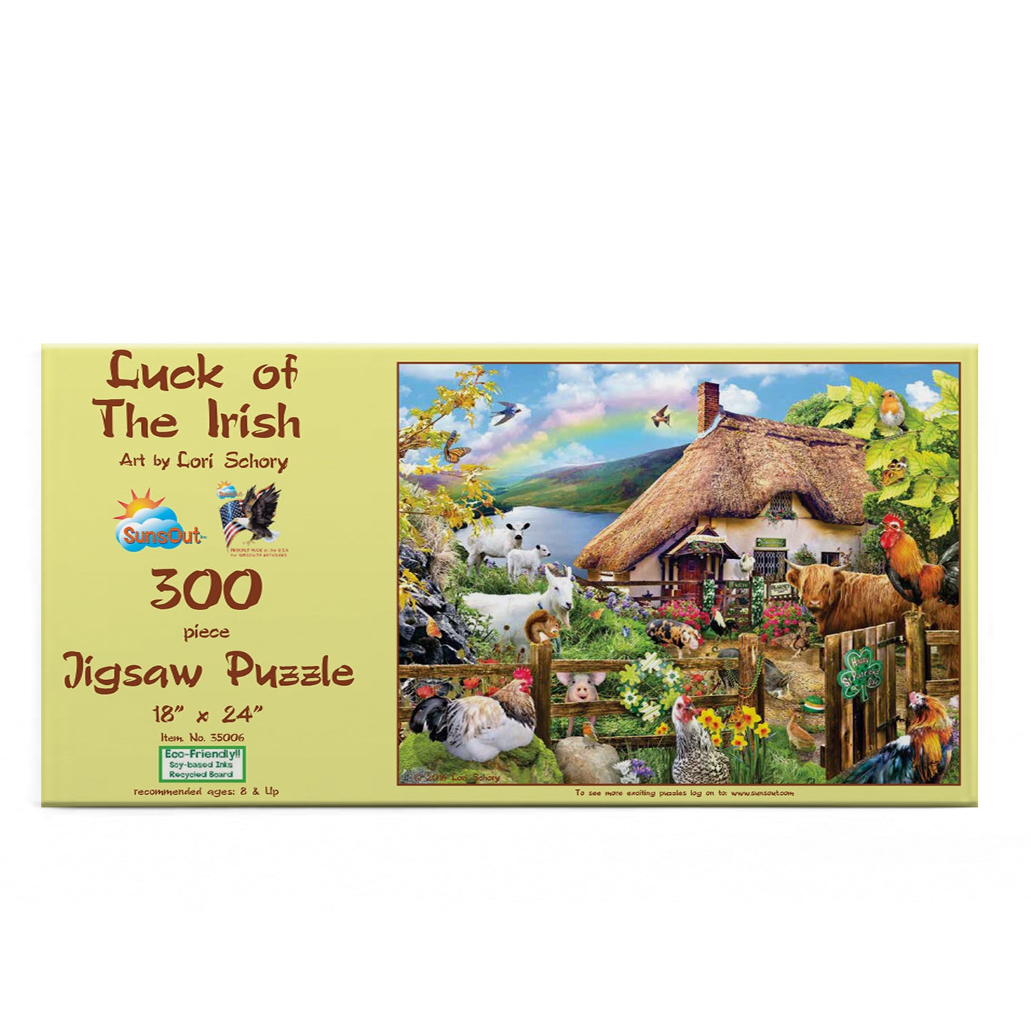 Luck of the Irish 300 pc Jigsaw Puzzle 35006