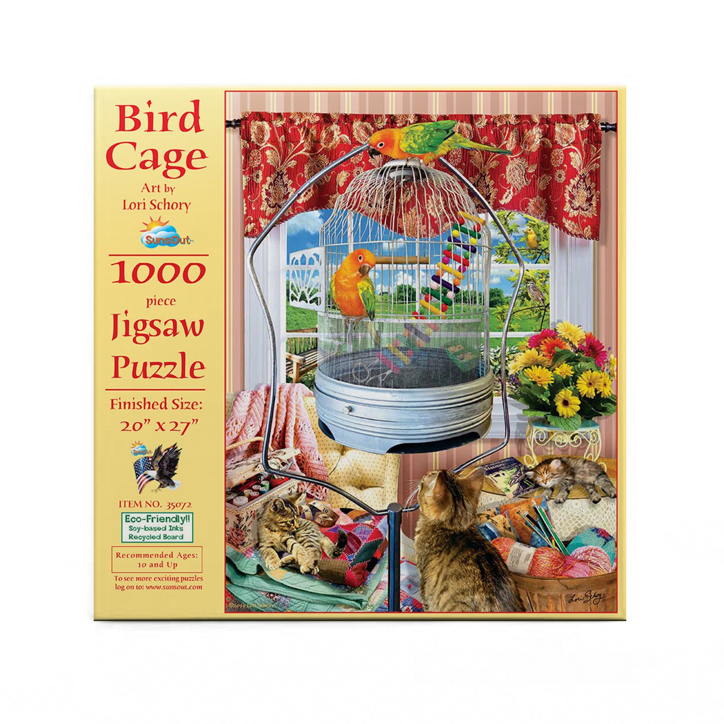 Bird Cage pc 1000 pc Jigsaw Puzzle 35072