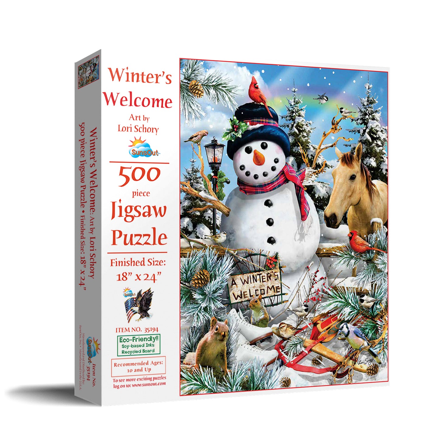 Winter's Welcome 500 pc Jigsaw Puzzle 35194
