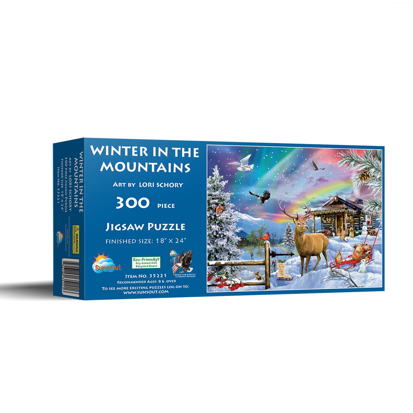 Winter In The Mountains 300 pc Jigsaw Puzzle 35221