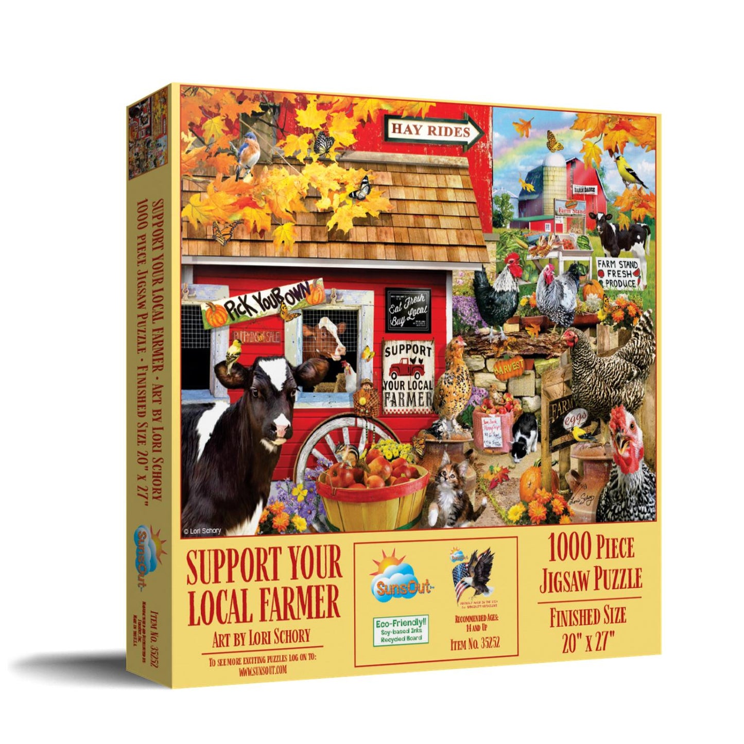 Support Your Local Farmer 1000 pc Jigsaw Puzzle 35252