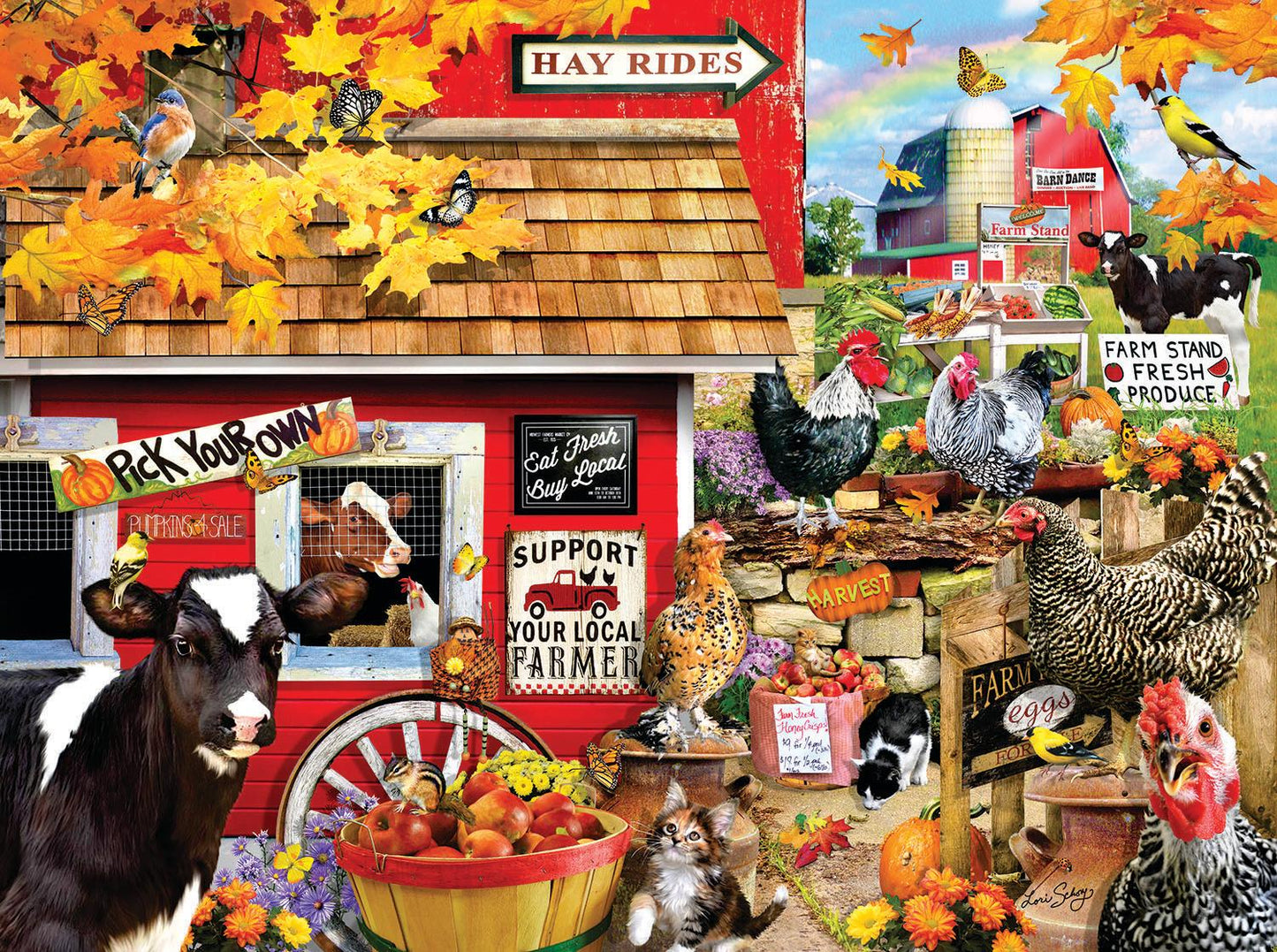 Support Your Local Farmer 1000 pc Jigsaw Puzzle 35252