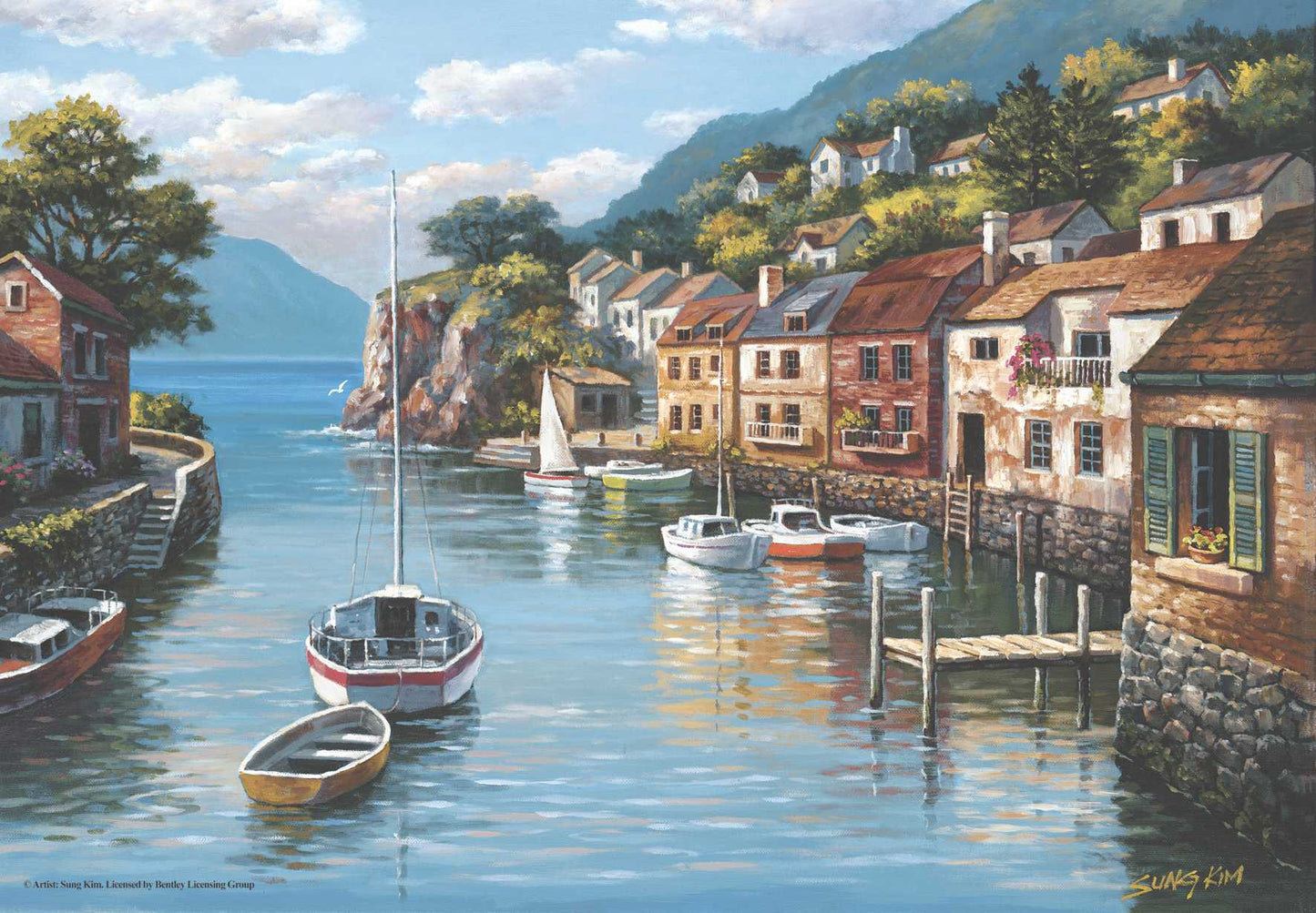 Village on the Water 500 pc Jigsaw Puzzle 3535