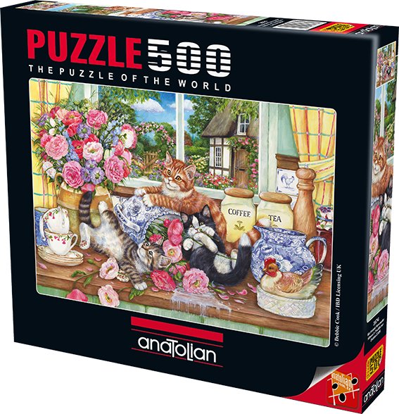 Kittens in the Kitchen 500 pc Jigsaw Puzzle 3574