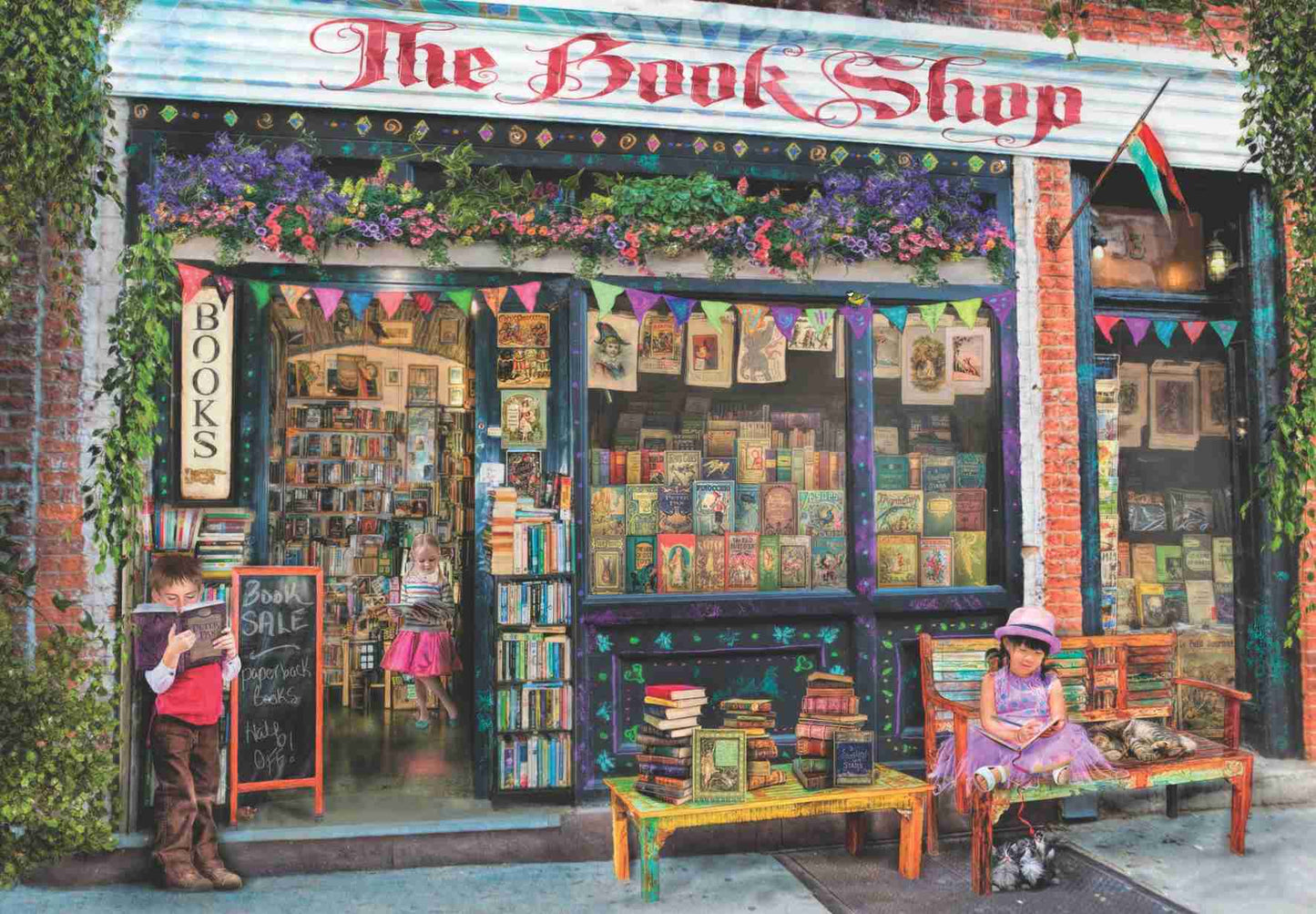 The Bookshop Kids 500 pc Jigsaw Puzzle 3588
