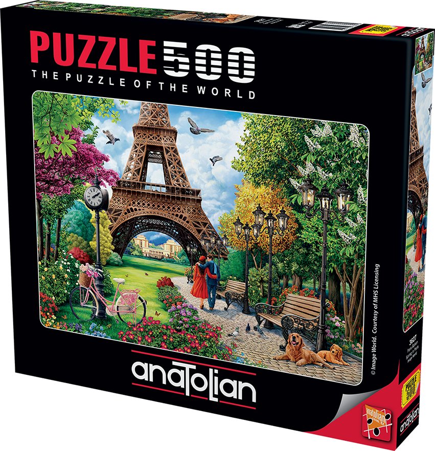 Spring in Paris 500 pc Jigsaw Puzzle 3627