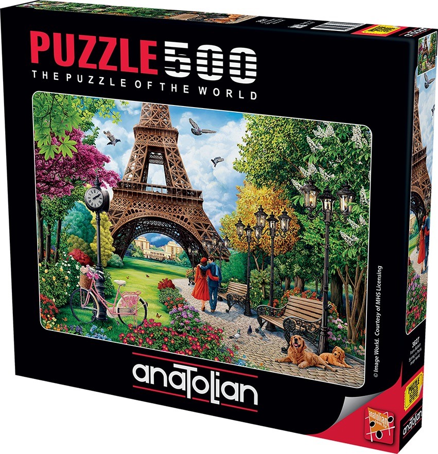 Spring in Paris 500 pc Jigsaw Puzzle 3627