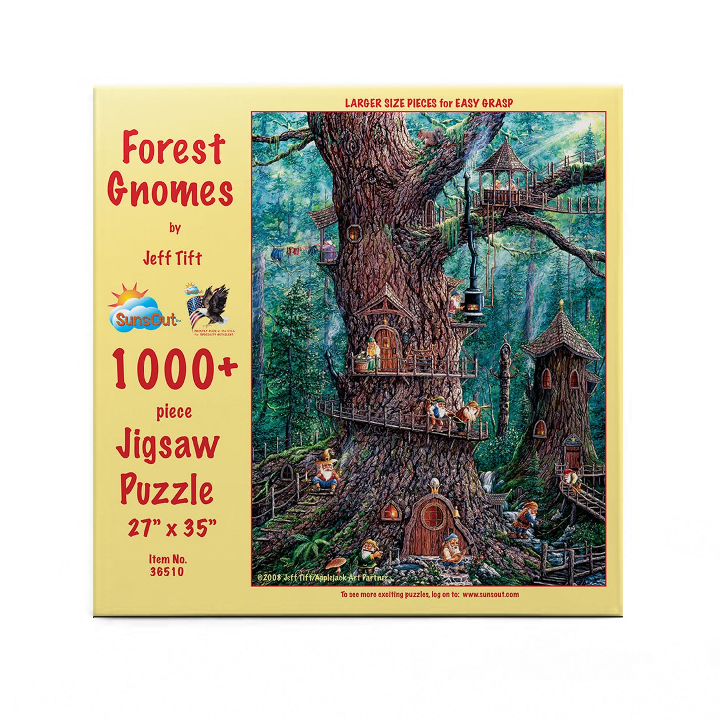 Forest Gnomes 1000 pc Large Pieces Jigsaw Puzzle 36510