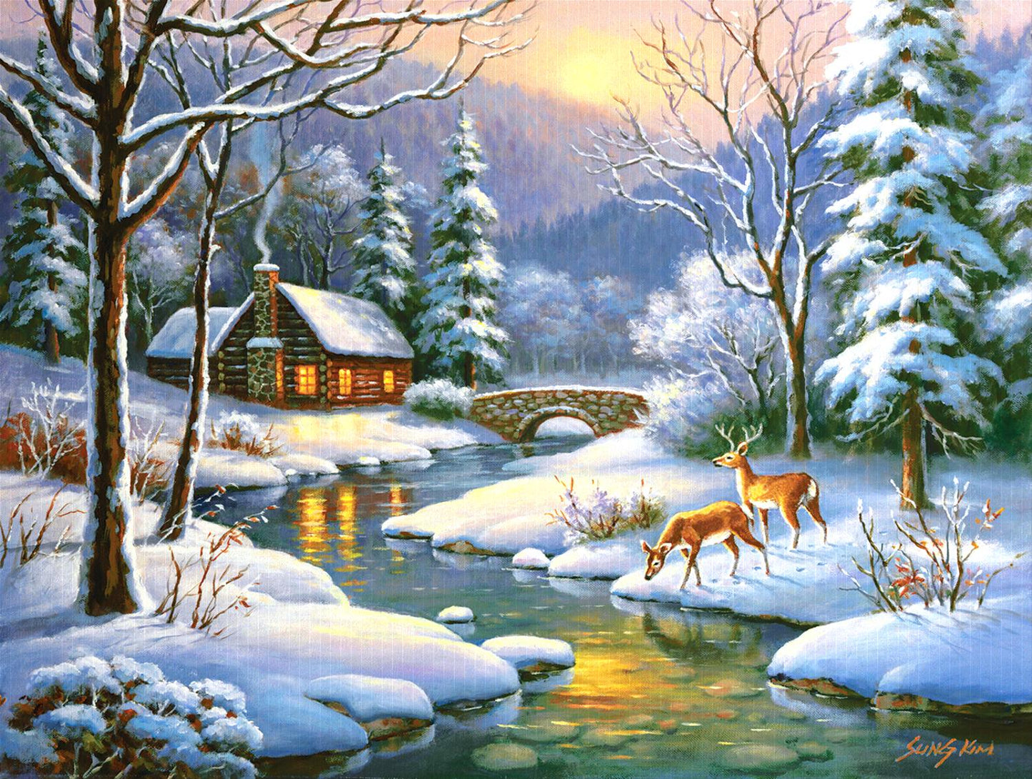 Late Night Visitors 500 pc Jigsaw Puzzle 36645