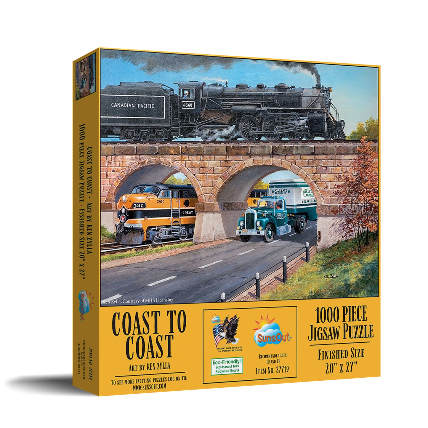 Coast to Coast 1000 pc Jigsaw Puzzle 37719