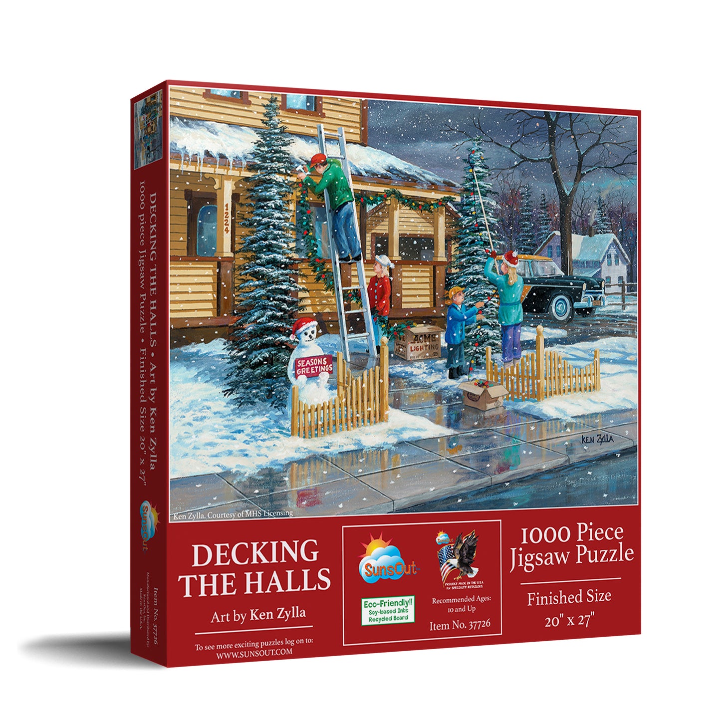 Deck the Halls 1000 pc Jigsaw Puzzle 37726