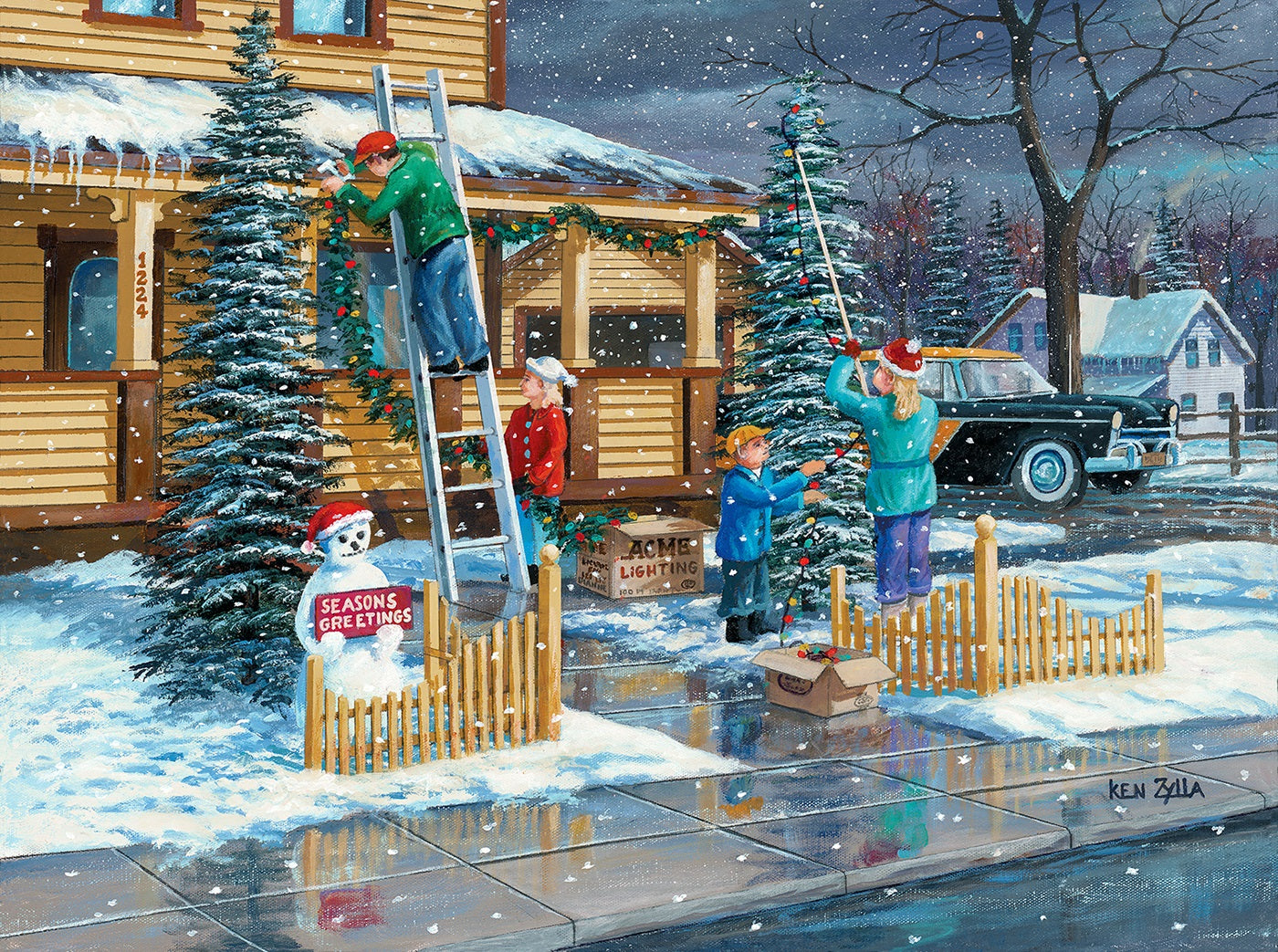 Deck the Halls 1000 pc Jigsaw Puzzle 37726