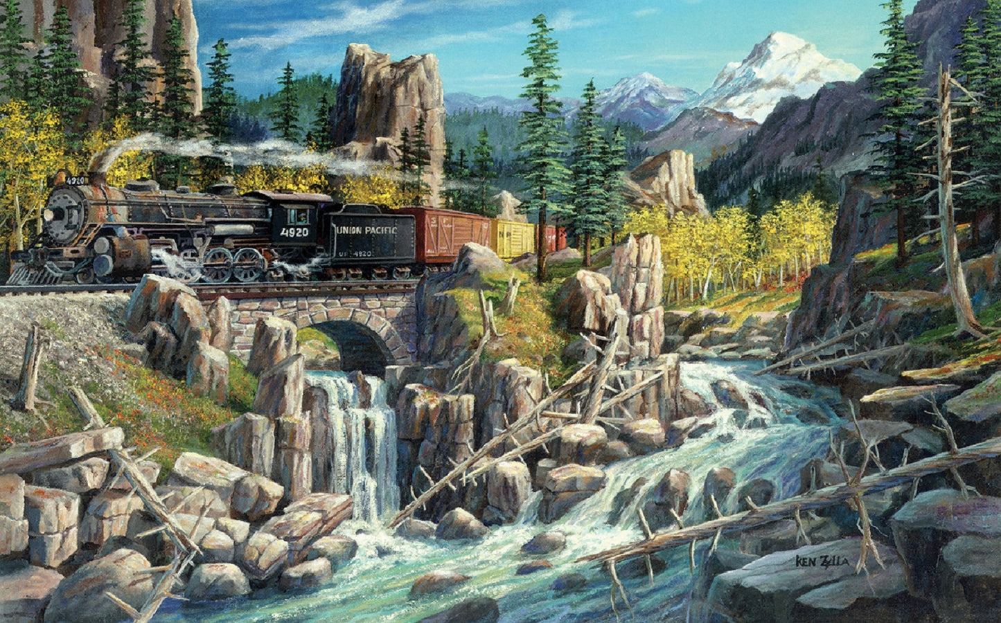 Rails West 300 pc Jigsaw Puzzle 37787