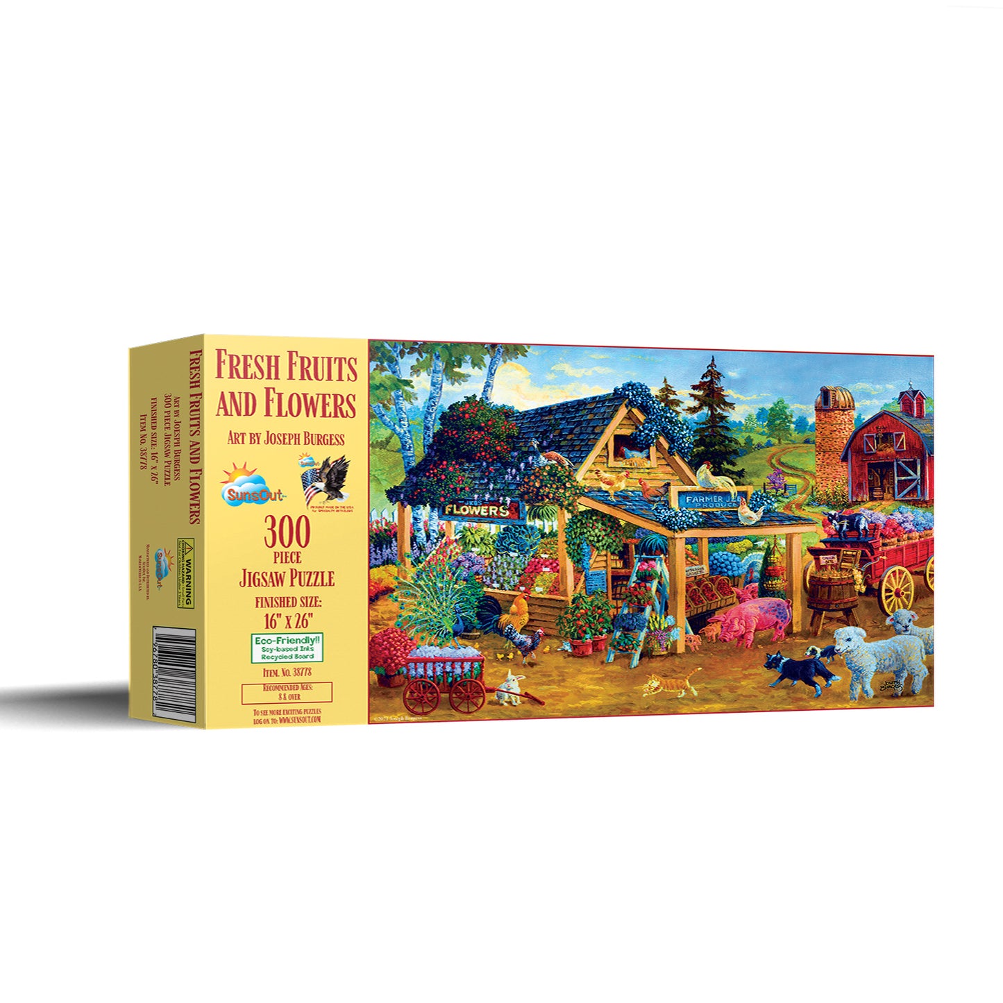 Fresh Fruits and Flowers 300 pc Jigsaw Puzzle 38778