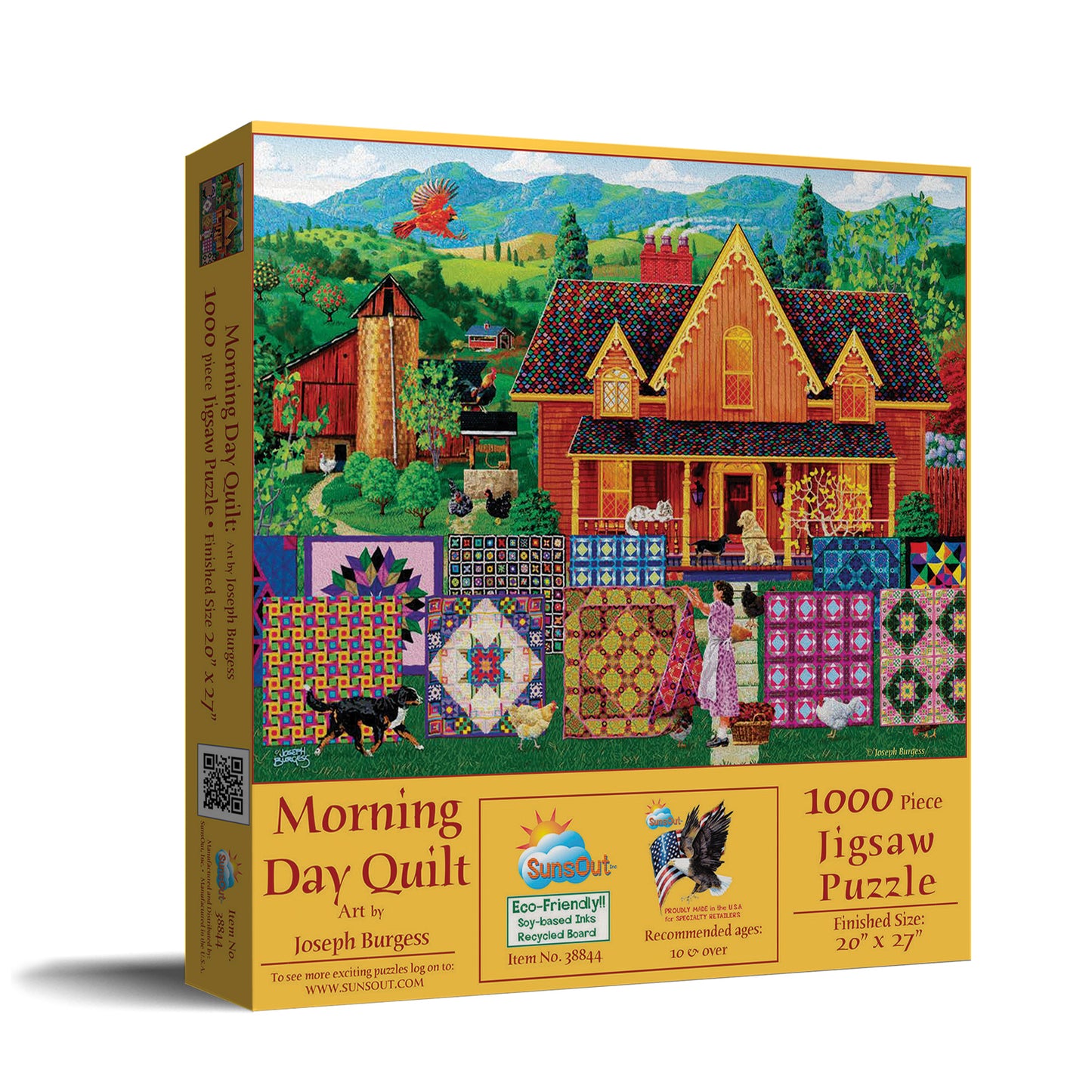 Morning Day Quilt 1000 pc Jigsaw Puzzle 38844
