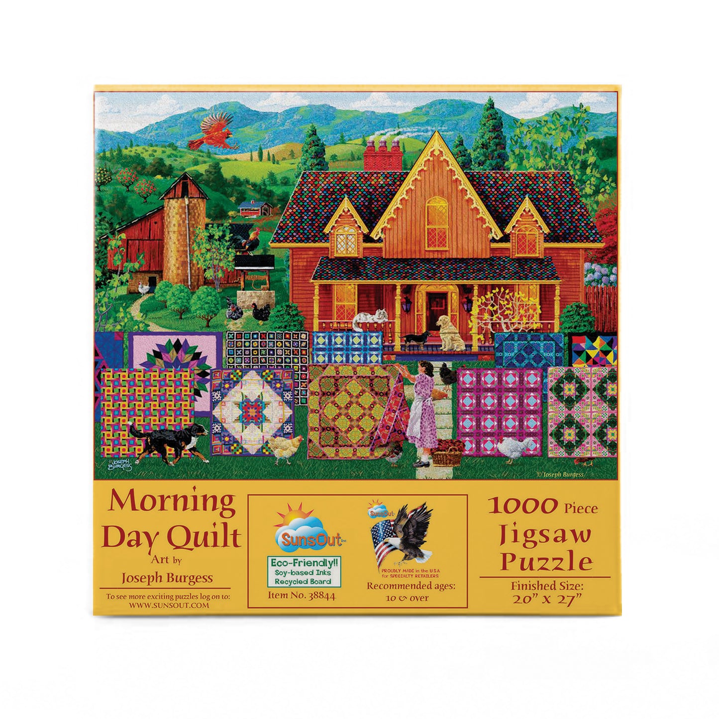 Morning Day Quilt 1000 pc Jigsaw Puzzle 38844