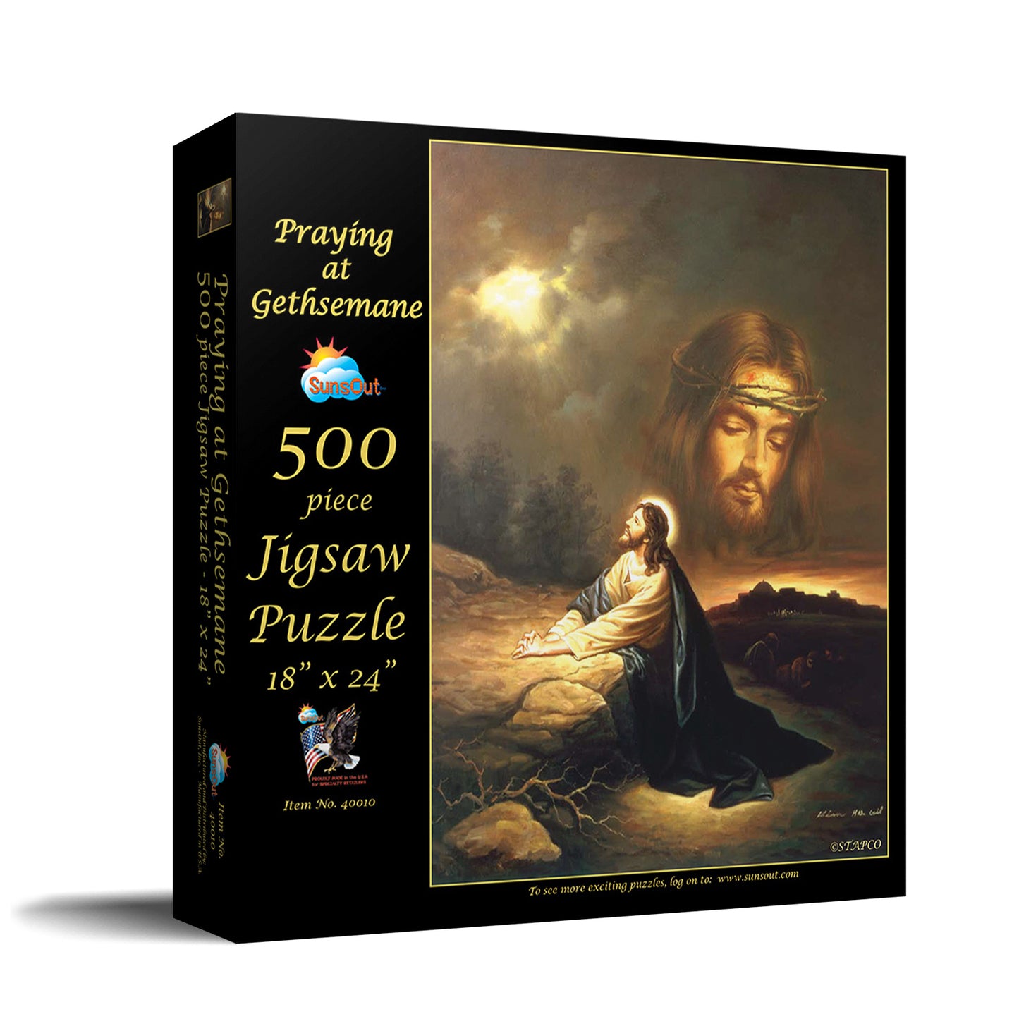 Praying at Gethsemane 500 pc Jigsaw Puzzle 40010