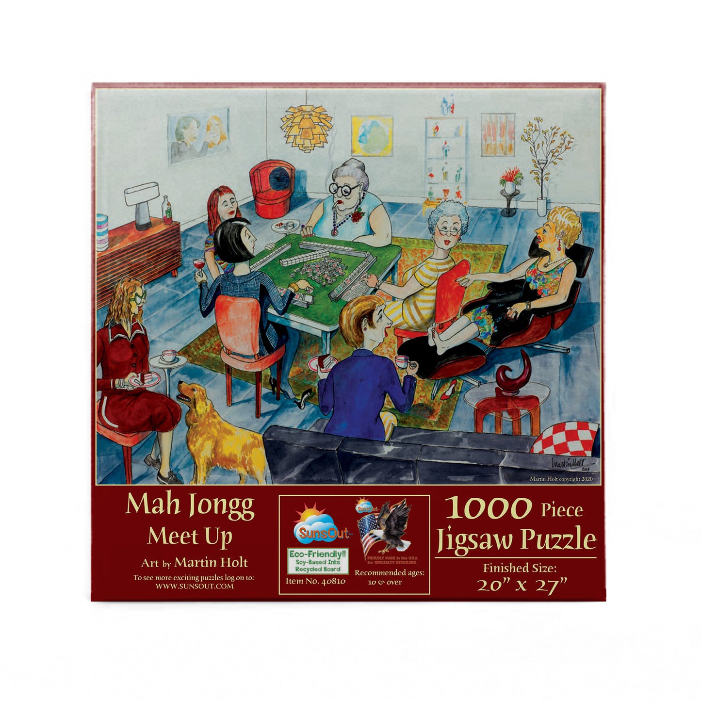 Mah Jongg Meet Up 1000 pc Jigsaw Puzzle 40810