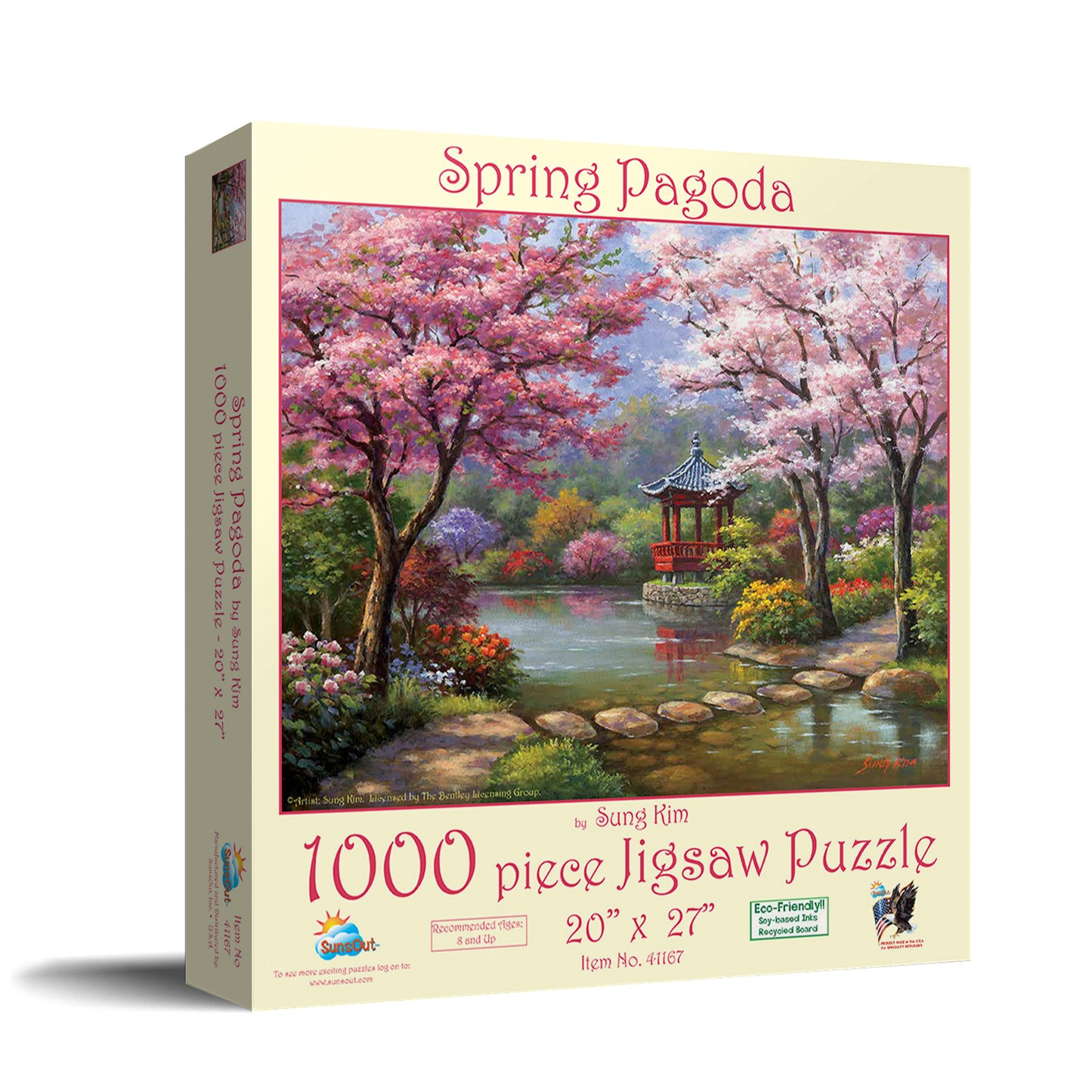 Spring Pagoda 1000 pc Jigsaw Puzzle 41167
