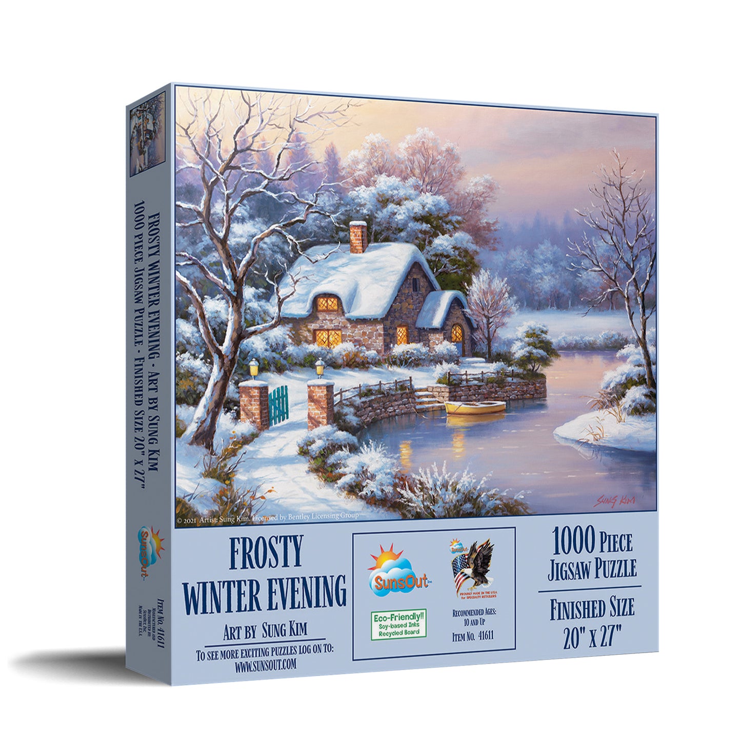Frosty Winter Evening 1000 pc Jigsaw Puzzle 41611