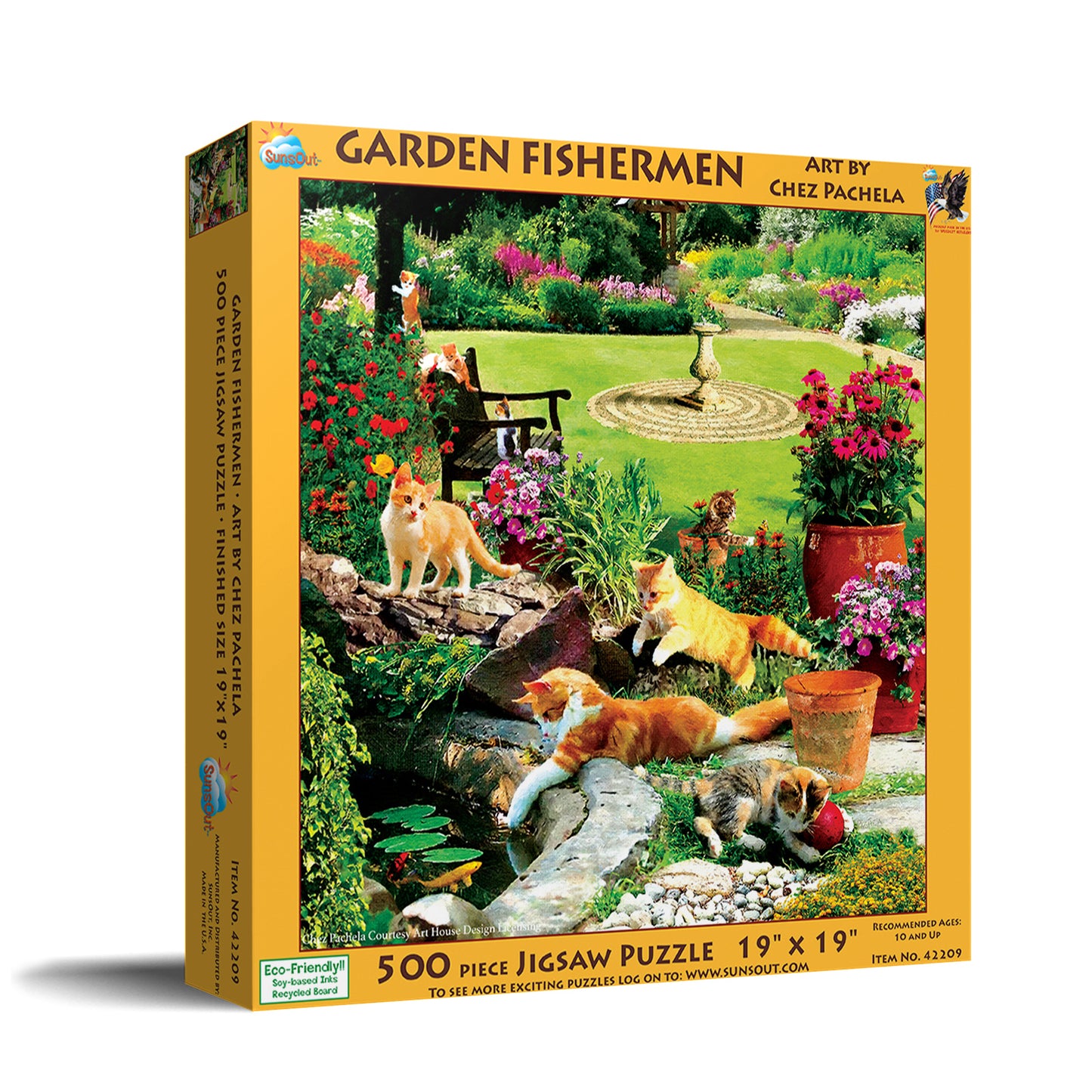 Garden Fishermen 500 pc Jigsaw Puzzle 42209
