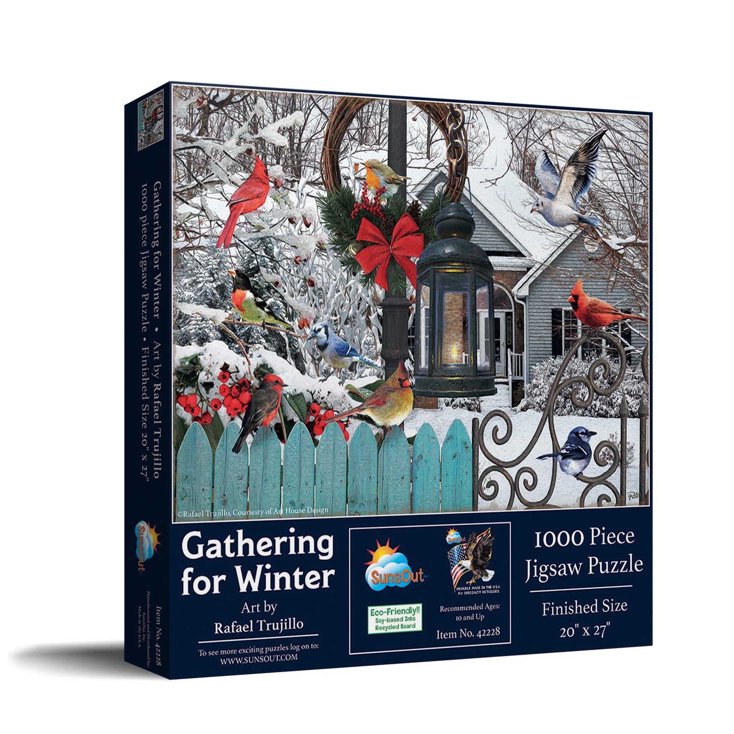 Gathering for Winter 1000 pc Jigsaw Puzzle 42228