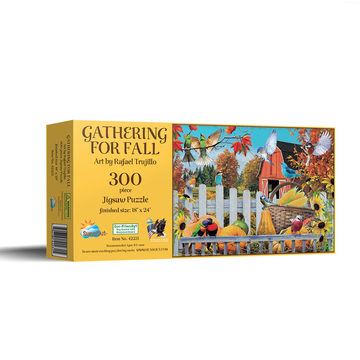 Gathering for Fall 300 pc Jigsaw Puzzle 42231