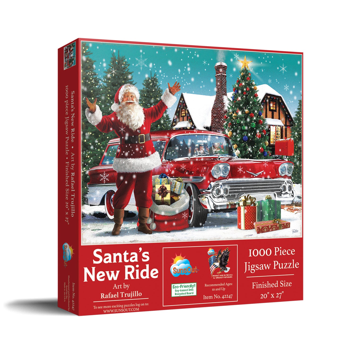 Santa's New Ride 1000 pc Jigsaw Puzzle 42247