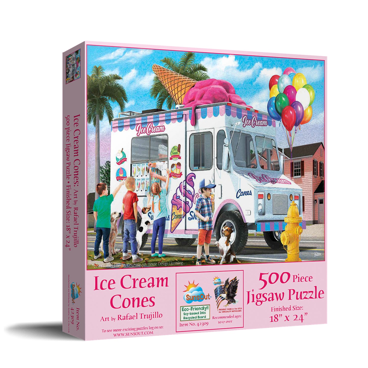 Ice Cream Cones 500 pc Jigsaw Puzzle 42309