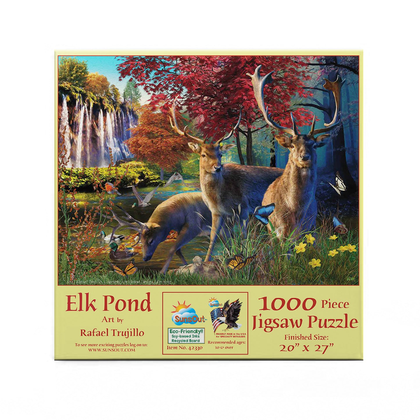 Elk Pond 1000 pc Jigsaw Puzzle 42330