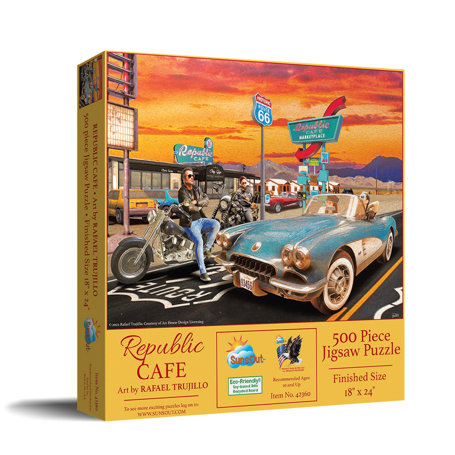 Republic Cafe 500 pc Jigsaw Puzzle 42360