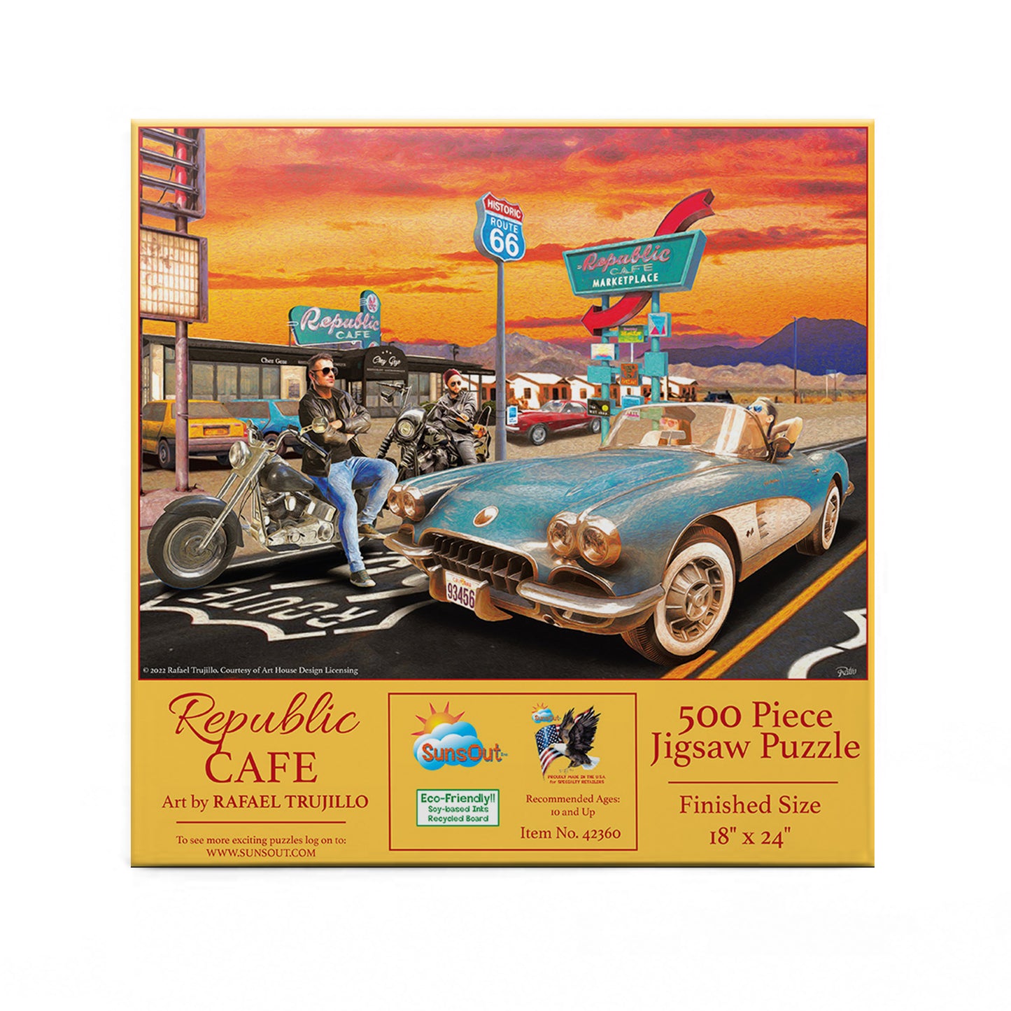 Republic Cafe 500 pc Jigsaw Puzzle 42360