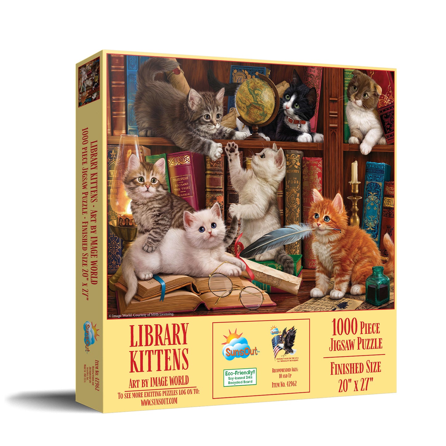 Library Kittens 1000 pc Jigsaw Puzzle 42962