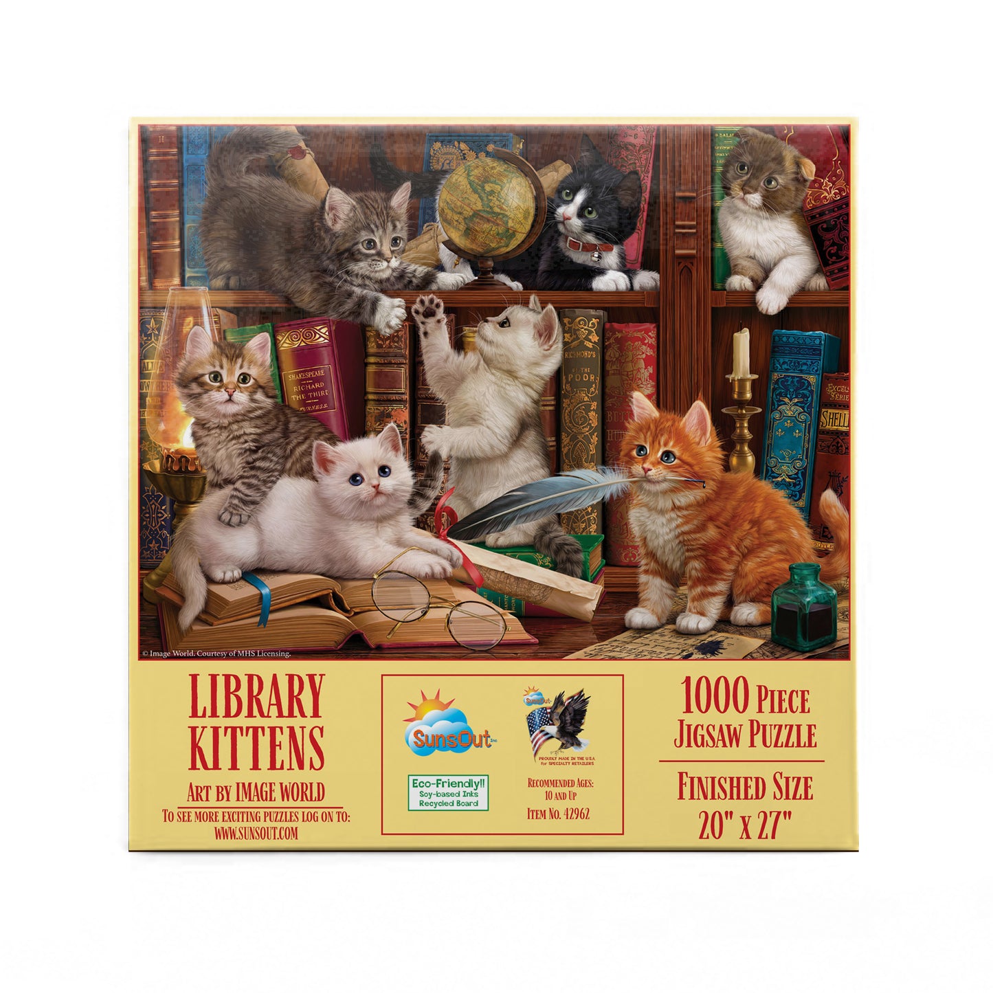 Library Kittens 1000 pc Jigsaw Puzzle 42962