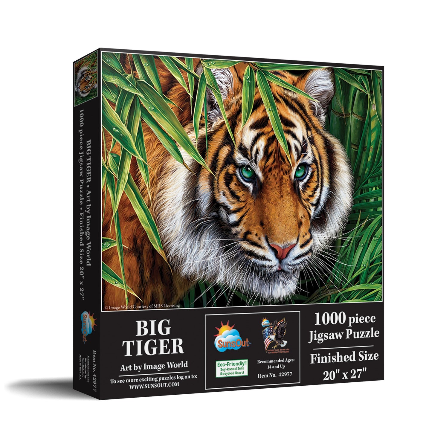 Big Tiger 1000 pc Jigsaw Puzzle 42977