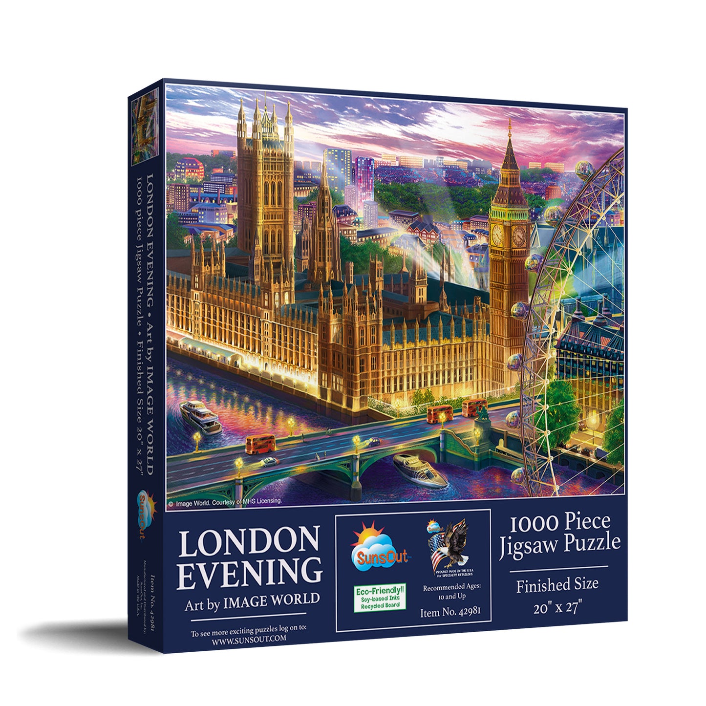 London Evening 1000 pc Jigsaw Puzzle 42981