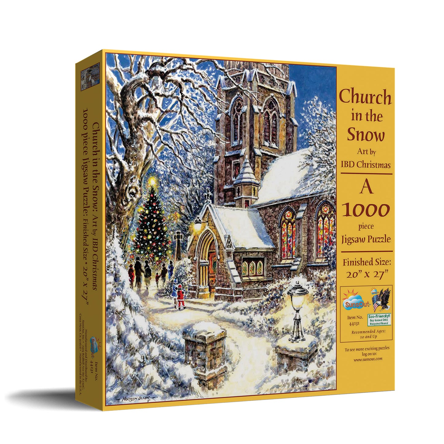 Church in the Snow 1000 pc Jigsaw Puzzle 44131