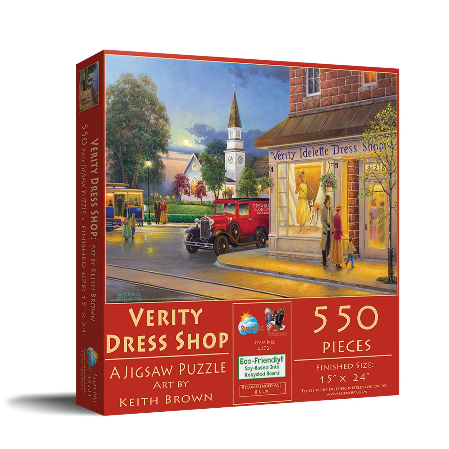 Verity Dress Shop 550 pc Jigsaw Puzzle 44721