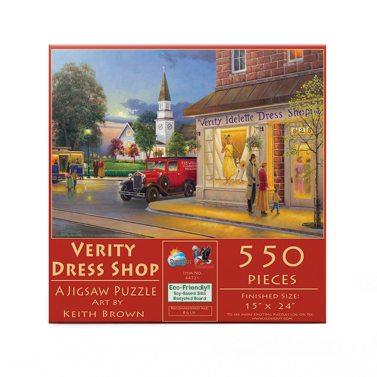 Verity Dress Shop 550 pc Jigsaw Puzzle 44721